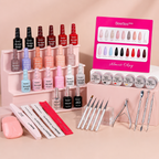 Gel Nail Kit PRO Colorists Almost Okay Collection 18 Colors All-Season Shades