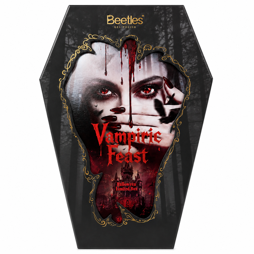 Vampiric Feast - Beetles Halloween HEMA-Free & TPO-Free Nail Kit 2026 Limited Edition Gift Box