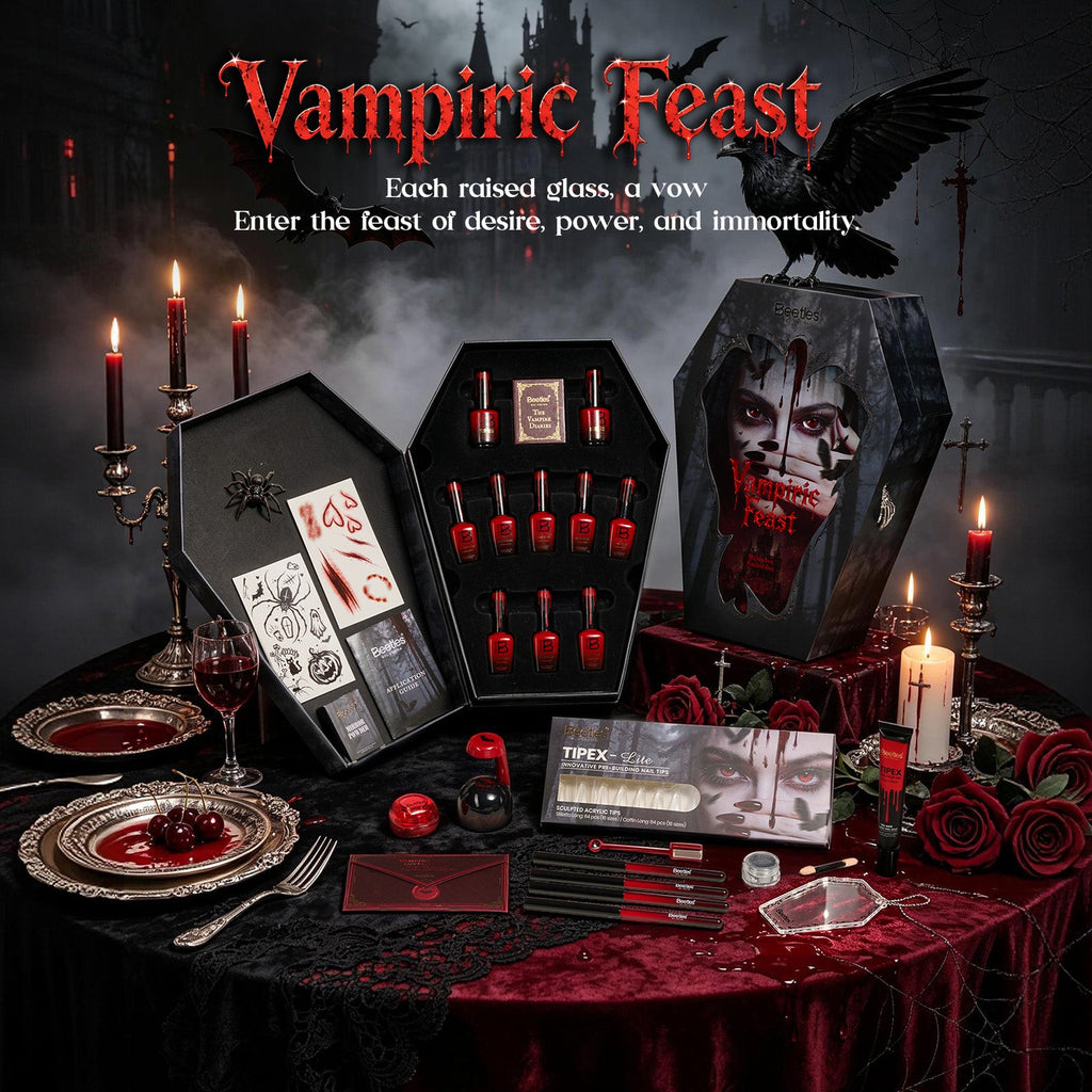 Vampiric Feast - Beetles Halloween HEMA-Free & TPO-Free Nail Kit 2026 Limited Edition Gift Box