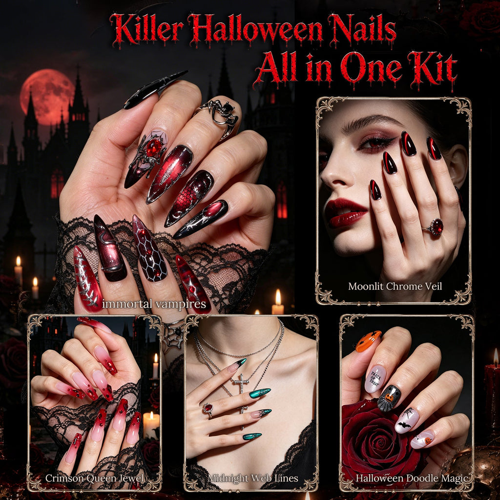 Vampiric Feast - Beetles Halloween HEMA-Free & TPO-Free Nail Kit 2026 Limited Edition Gift Box