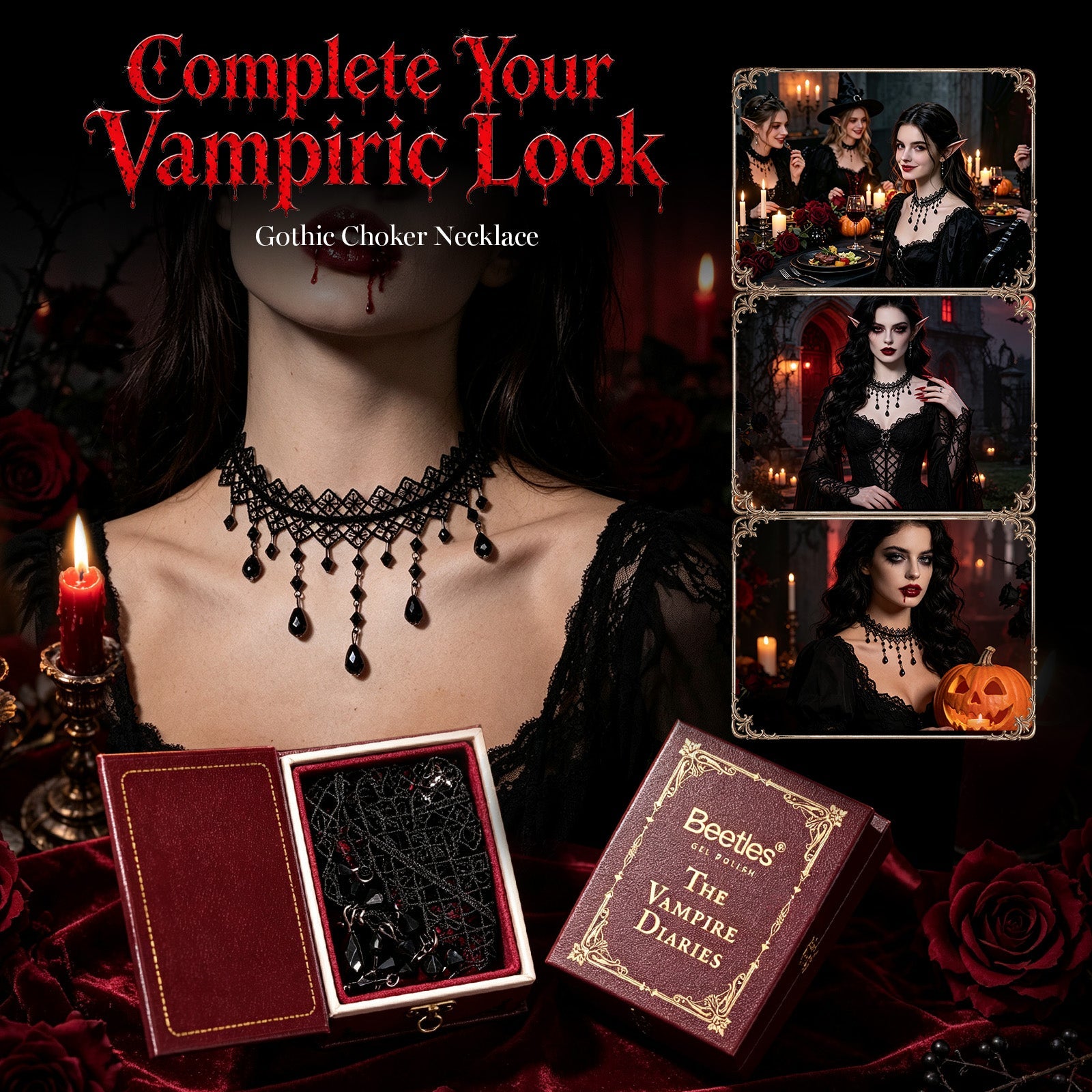 Vampiric Feast - Beetles Halloween HEMA-Free & TPO-Free Nail Kit 2026 Limited Edition Gift Box