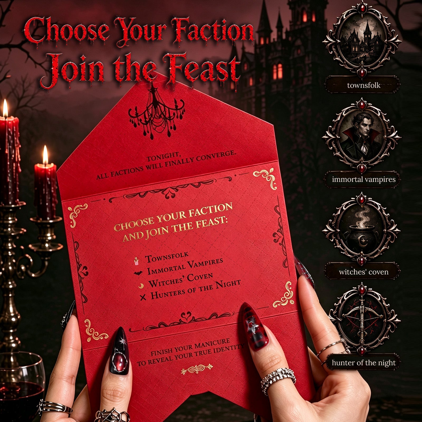 Vampiric Feast - Beetles Halloween HEMA-Free & TPO-Free Nail Kit 2026 Limited Edition Gift Box