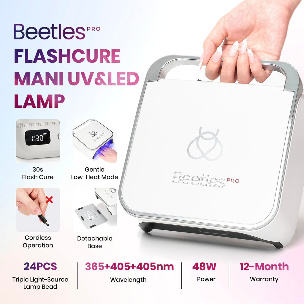 BT-PL006US Flashcure UV LED Nail Lamp 24 Triple Source Beads Gel Polish Fast Drying Nail Dryer
